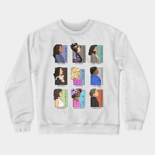 She Series - Real Women Version 3 Crewneck Sweatshirt by KHallion